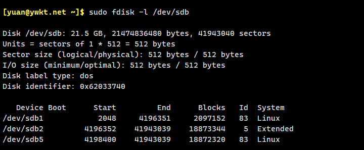 fdisk