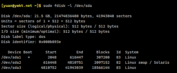 fdisk